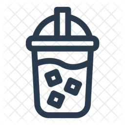 The Glace Infusion Froide Menu Du Restaurant Icône