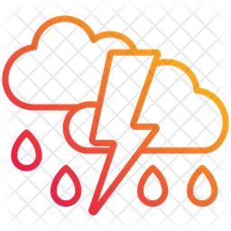 Thunderstorm Weather Cloud Icon