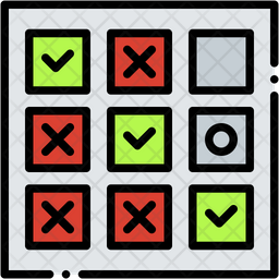 Tic Tac Circles Crosses Symbol