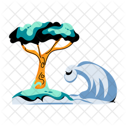 Wind Storm Tsunami Flood Disaster Icon