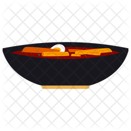 Tteokbokki Culinary Gourmet Tteokbokki Icon