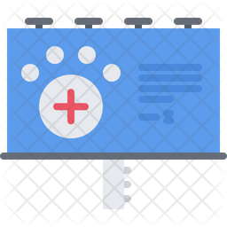 Veterinary Billboard  Symbol