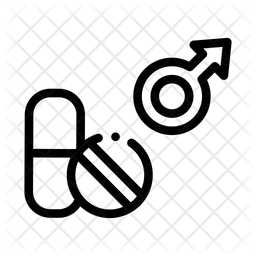 Pills Man Power Icon