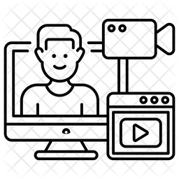 Video Web Call Computer アイコン