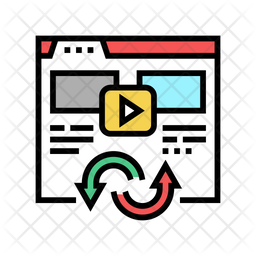 Video Videokonverter Konverter Symbol