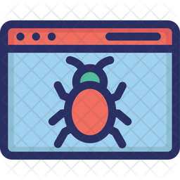Browser Malware Virus Icon