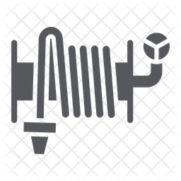 Fire Hose Equipment Icon