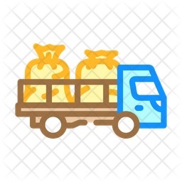 Transportation Wood Pellets Icon
