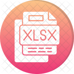 Xlsx File File Format File 아이콘