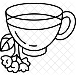 Yellow Tea Refreshing Icon