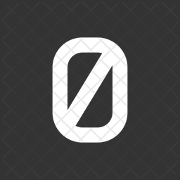 Zero Number Waste Icon