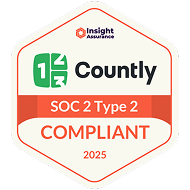 Countly's SOC 2 Type 2 compliance privacy badge