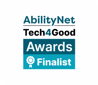 the logo for ability net tech4 good awards
