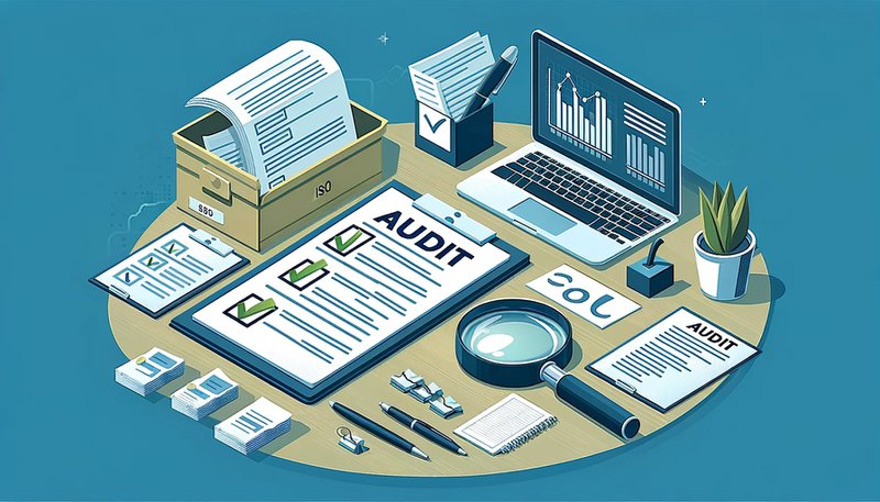 Visualization of ISO 27001:2022 certification audit process