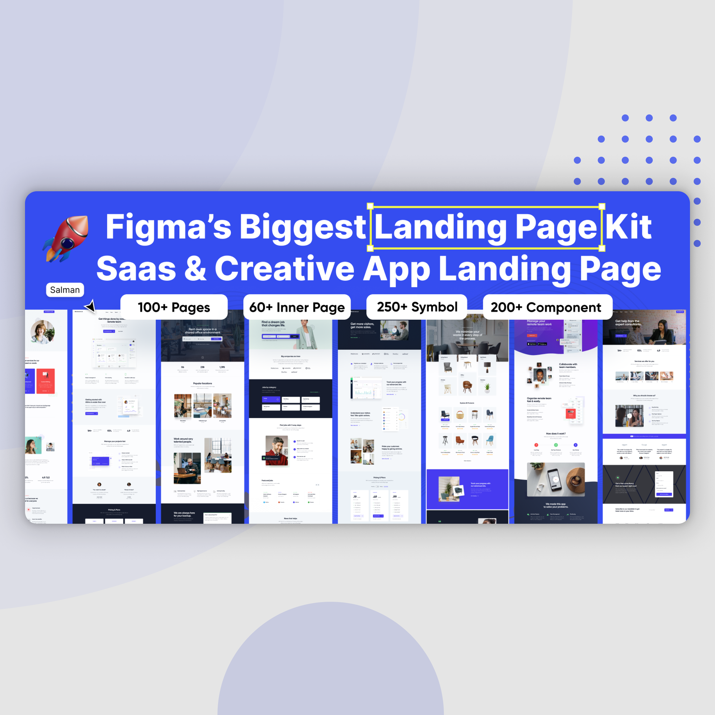 UI Kit de páginas de destino