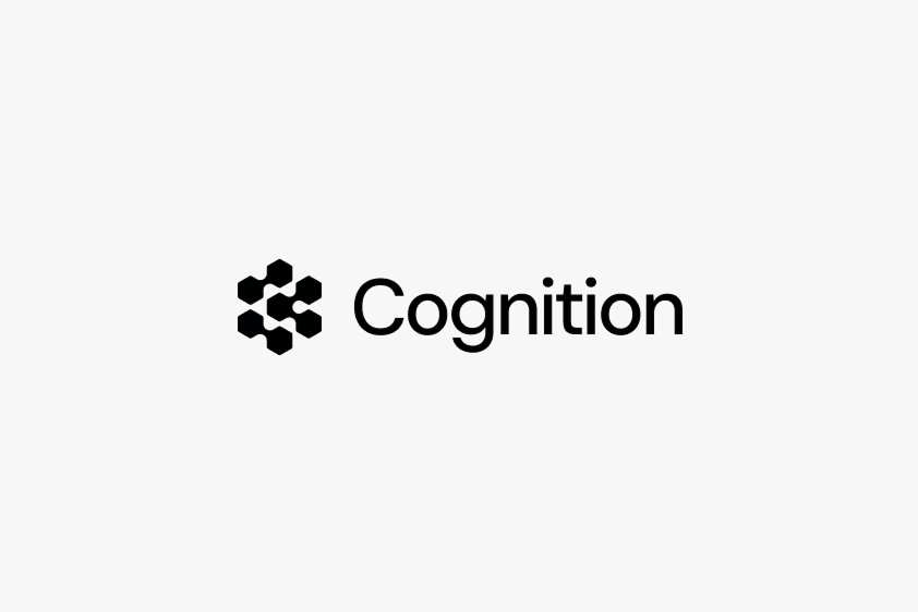 Cognition-logo met zwart-wit lettertype