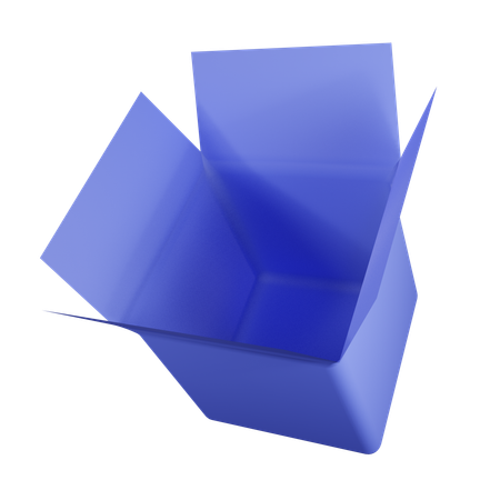 箱を開ける  3Dアイコン