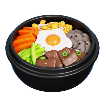 Bibimbap  3D Icon