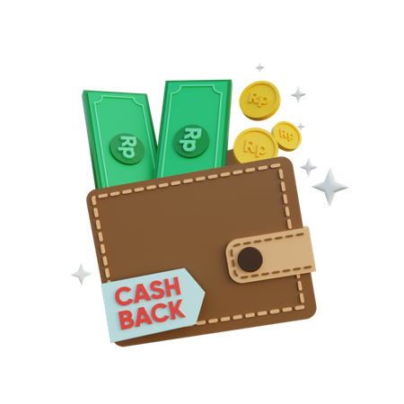 Cashback  3D Icon