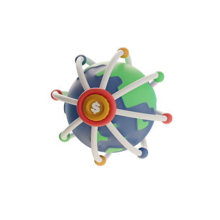 Global Expansion  3D Icon