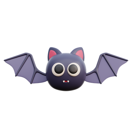 Halloween Bat  3D Icon