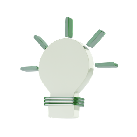 Lightbulb  3D Icon