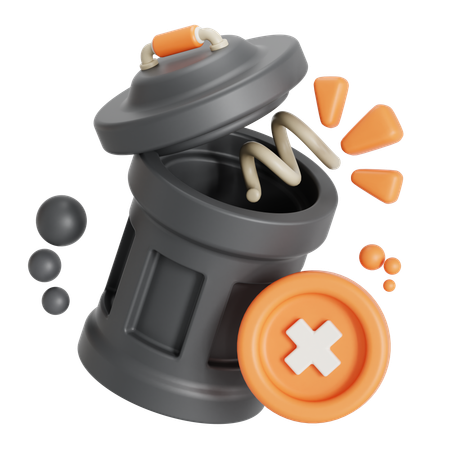 Lixo vazio  3D Icon