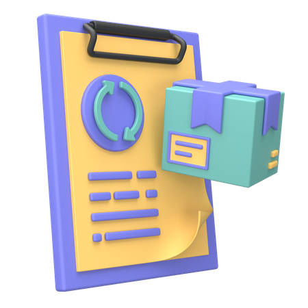 Order Processing  3D Icon