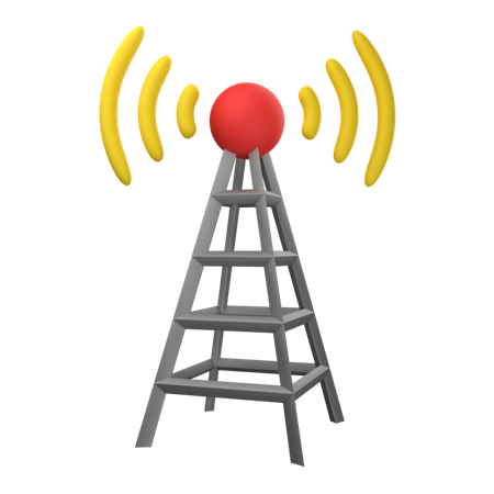 Signal Tower  3D Icon