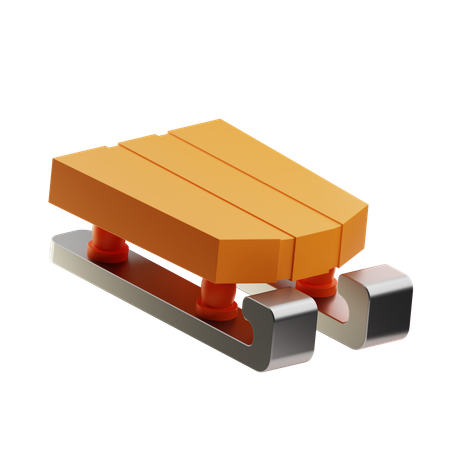 Sledge  3D Icon