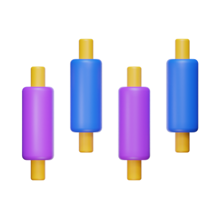 Stock Market  3D Icon