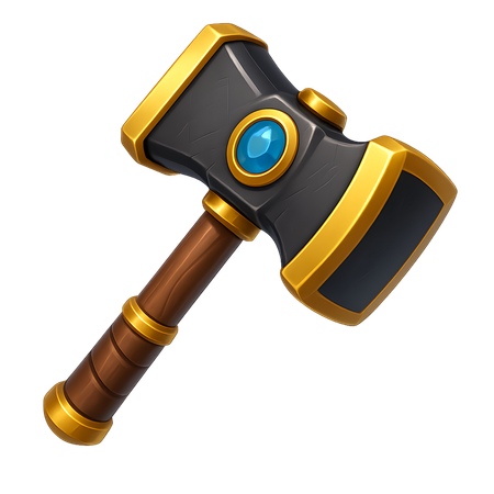 AI Hammer 3D Icon