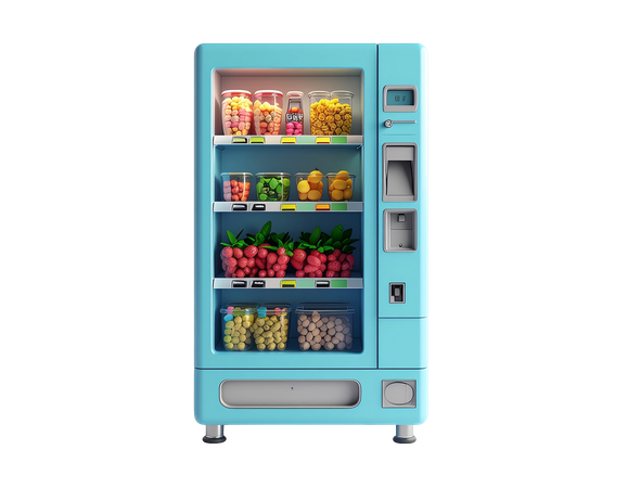 AI Healthy Snack Vending Machine  3D Icon