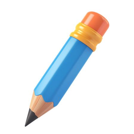 AI Pencil  3D Icon