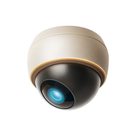 AI Security Camera  3D Icon