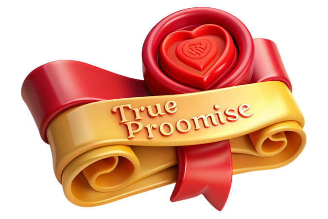 AI Text des wahren Versprechens  Bild