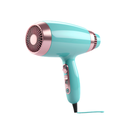 AI Travel hair dryer  3D Icon
