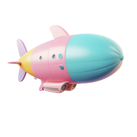 AI Zeppelin NT (New Technology)  3D Icon