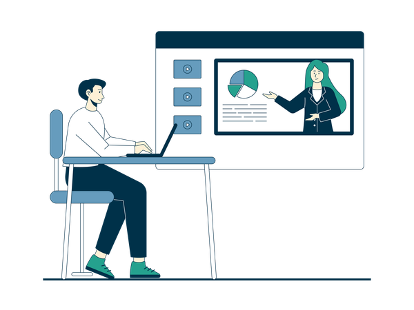 Free Business team working together for target achievement  Illustration