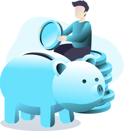 Free Savings  일러스트레이션