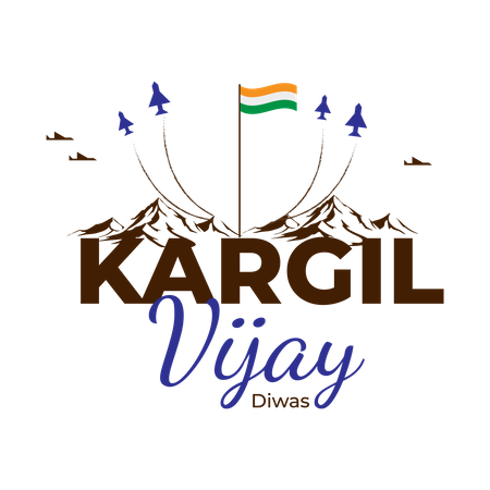 26 de julio kargil vijay diwas  Ilustración
