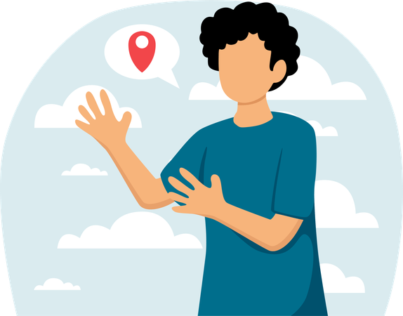 Boy with travel luggage  Illustration