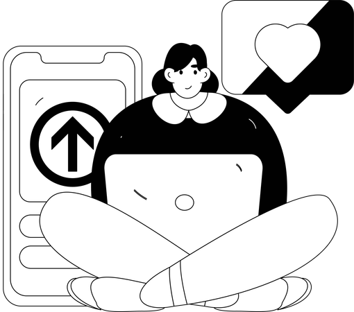 Business Email Writing  Illustration