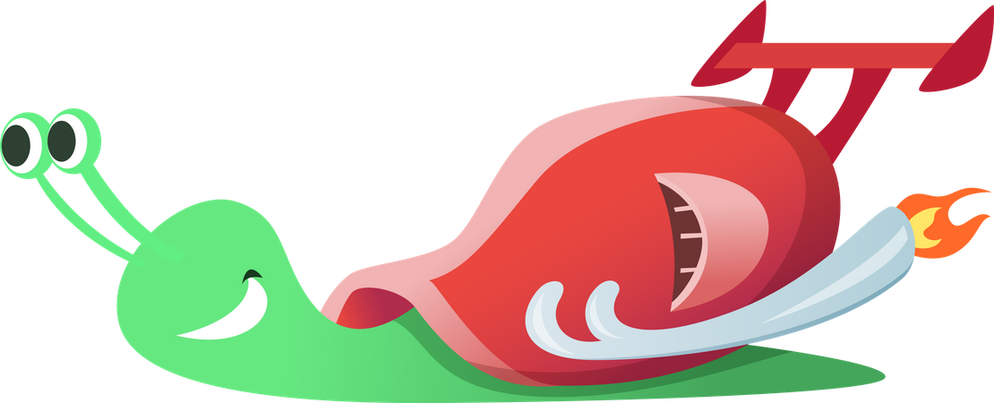 Caracol rápido  Ilustración