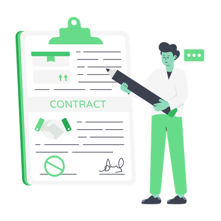 Logistics Contract  Illustration