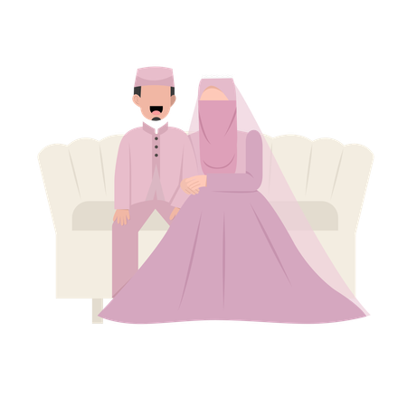 Nikah Ceremony  Illustration