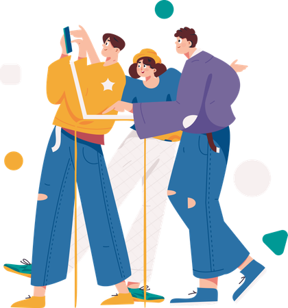 Team discussion  Illustration