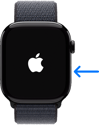 Apple Watch mit Seitentaste