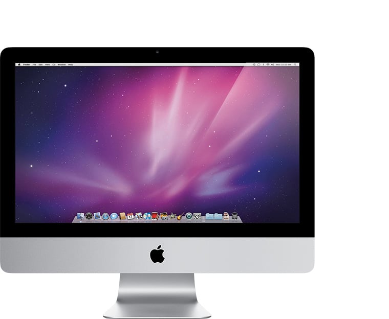 Vorderseite des iMac (21,5″, Mitte 2010)