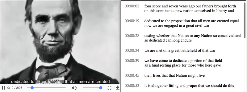 video with automatic transcript and subtitles video with automatic transcript and subtitles